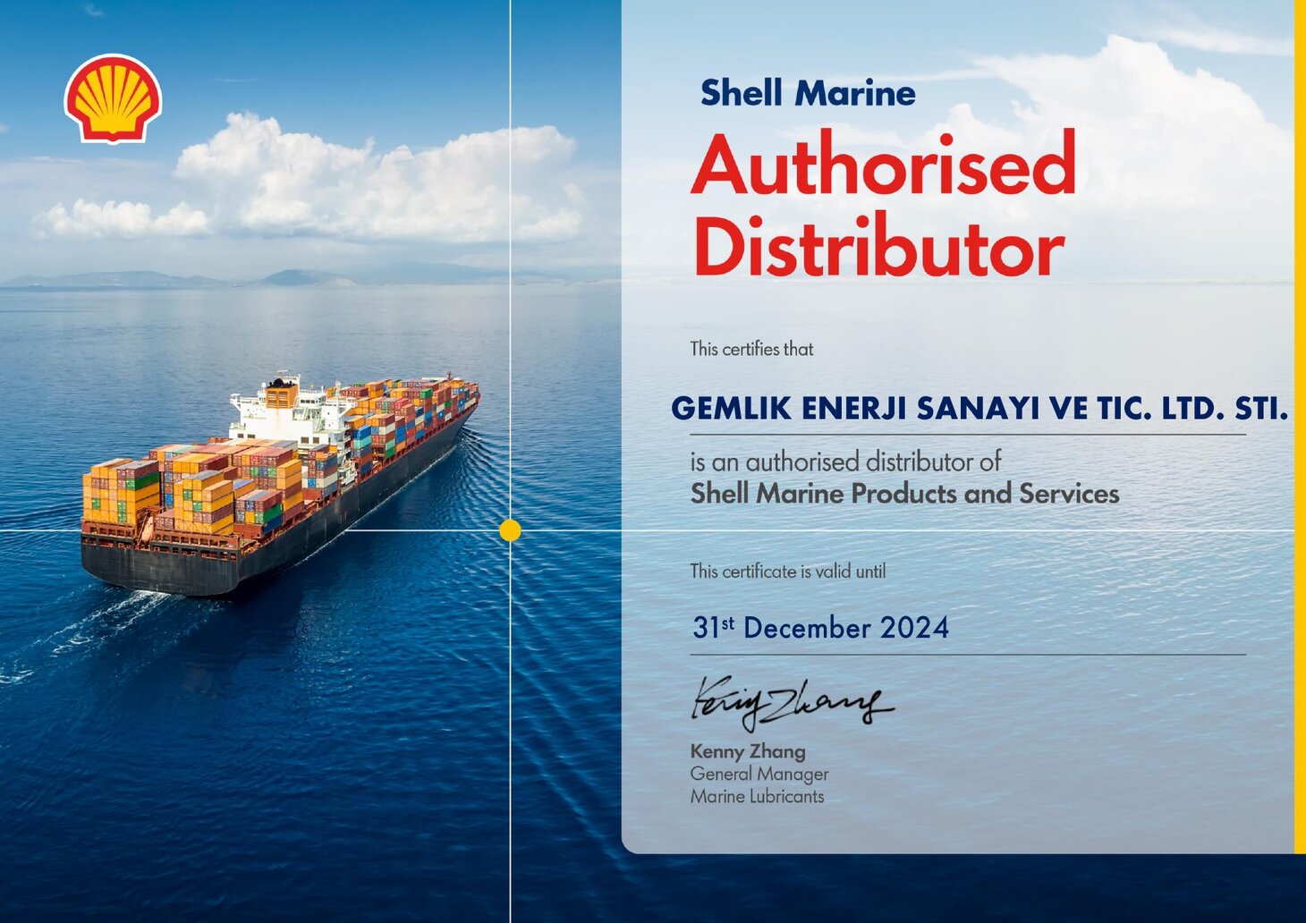 Shell Marine Authorised Distributor